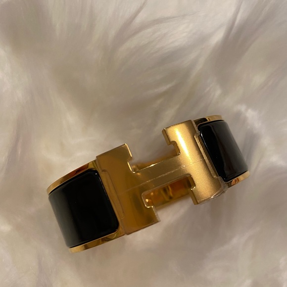 ⭐️ SOLD ⭐️ NWT Authentic Hermès Clic Clac Bracelet - Picture 5 of 13